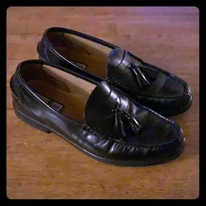 French Shriner Soft Flex Men's Black Loafers 10.5W